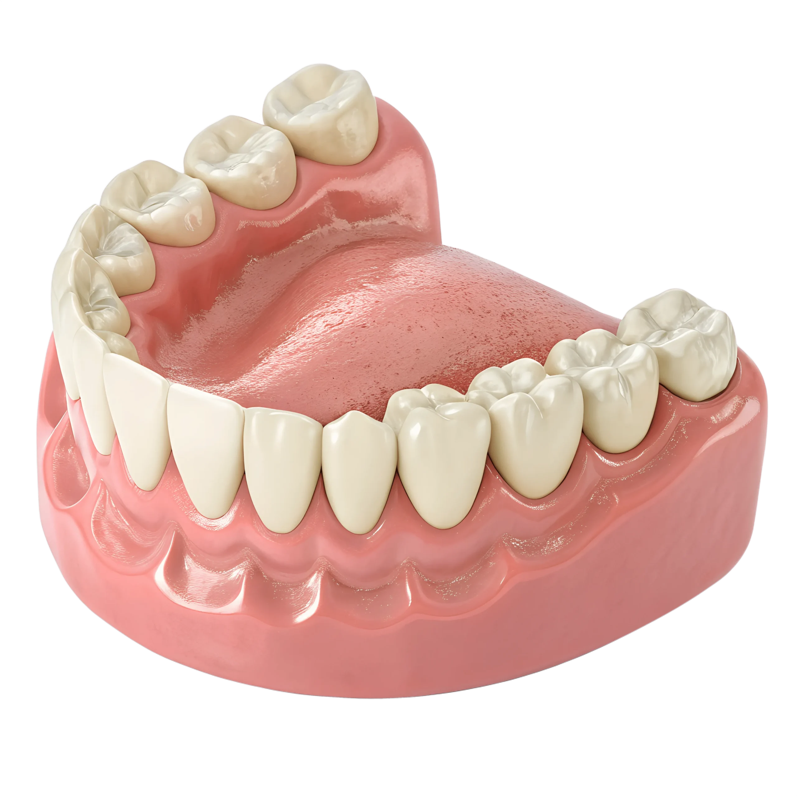 3d Render Of Isolated Full Dental Prosthesis With Anatomically Correct Teeth 3d Render Of Isolated Full Dental Prosthesis With Anatomically Correct Teeth